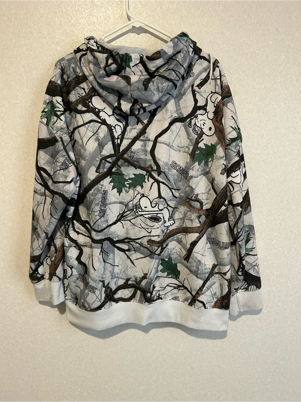 Certified Peanuts Hoodie, With Side Pockets, With Branch Accents, Large - Picture 5 of 7